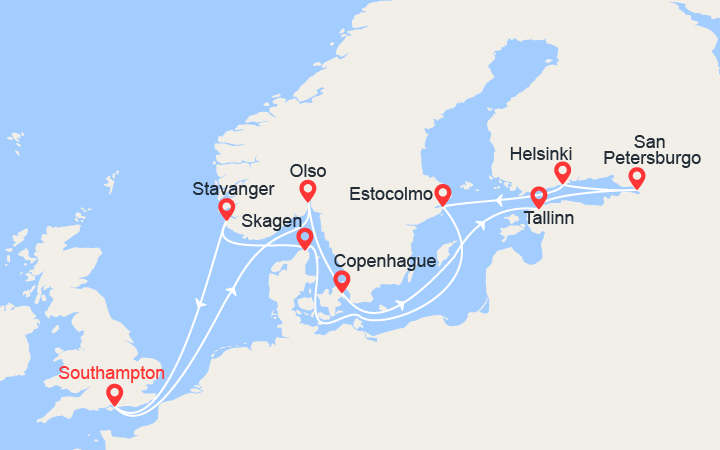 Cruceros Capitales Bálticas con Costa Cruceros