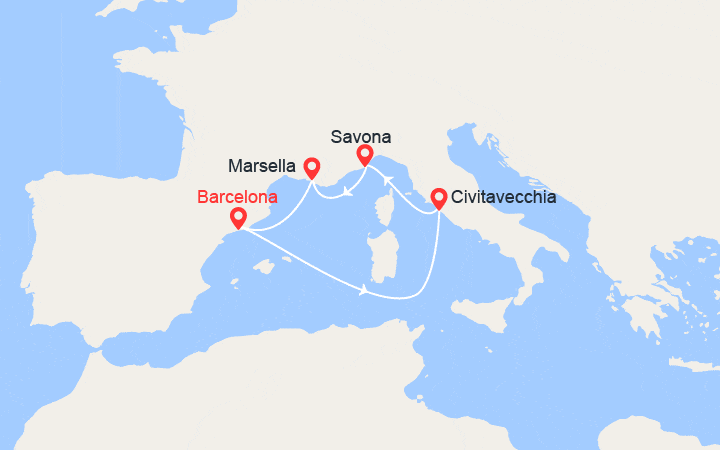 Escalas Italia, Francia 