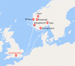 itin&eacute;raire croisi&egrave;re Fiordos : Fiordos 