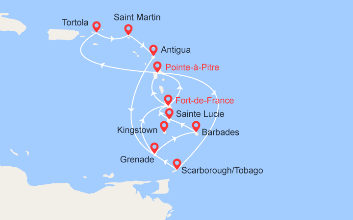 Croisière Antilles Trinité Et Tobago Iles Vierges