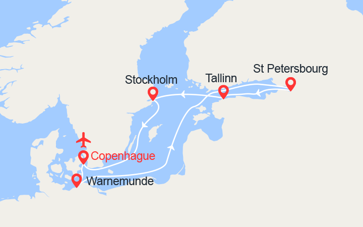 Itinéraire Baltique : Riga, Tallinn, Stockholm || Vols inclus 