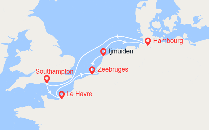 Carte Croisière Perles du Nord Carte Croisière Perles du Nord