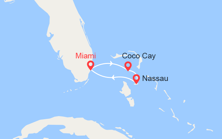 Itinéraire Découverte des Bahamas 