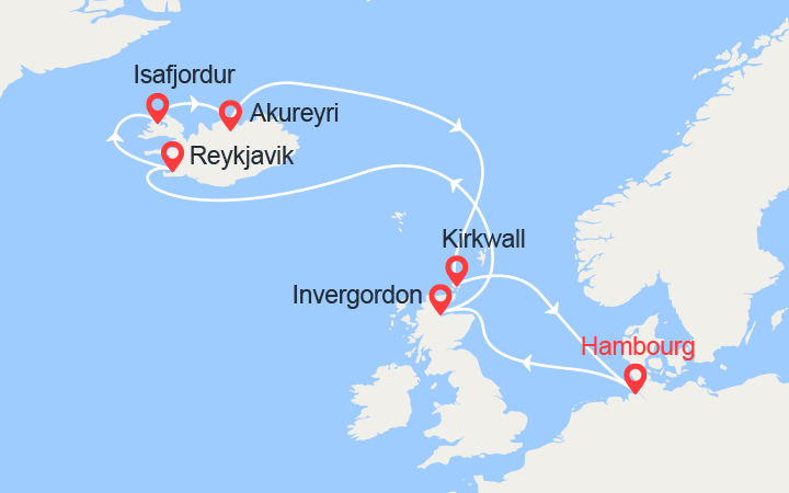 Itinéraire Écosse, Islande, Iles Orcades 