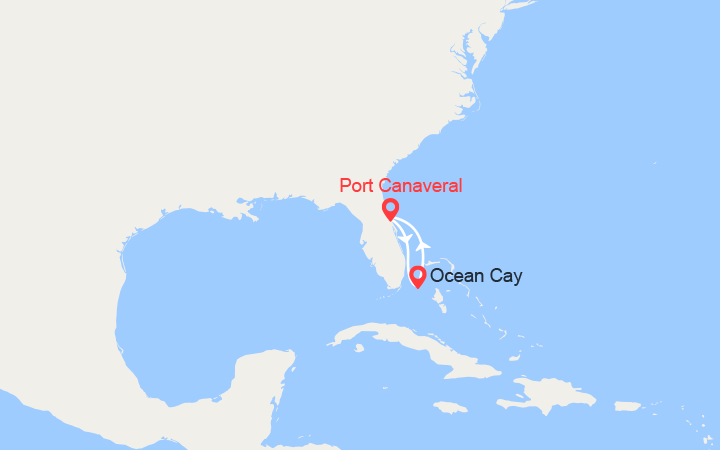 itinéraire croisière Caraïbes et Antilles - Cuba : Escapade aux Bahamas: Ocean Cay 