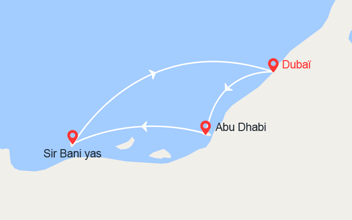 Itinéraire Escapade aux Emirats 