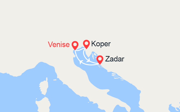 itinéraire croisière Croatie/Adriatique : Escapade en Adriatique : Croatie, Slovénie 