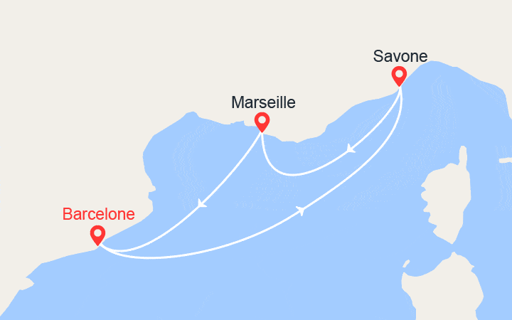 Itinéraire Escapade en Méditerranée : Italie, Provence, Espagne 