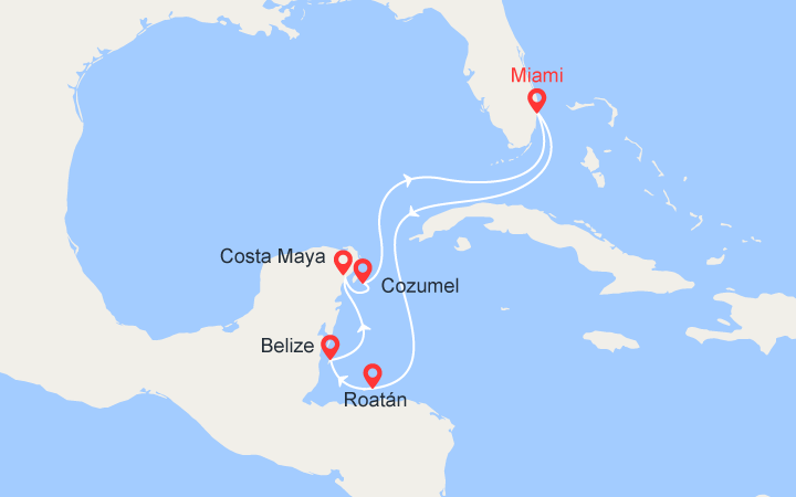 Itinéraire Honduras, Belize, Mexique 