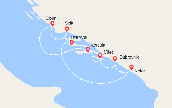 Itinéraire La Croatie et le Monténégro en Famille (DHD_FAMPP) 