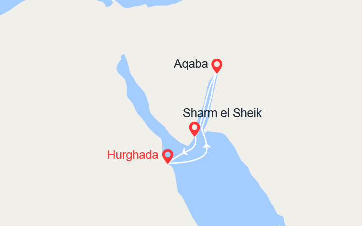 Itinéraire Les Trésors de la Mer Rouge Entre Egypte et Jordanie (HRG_PP) 