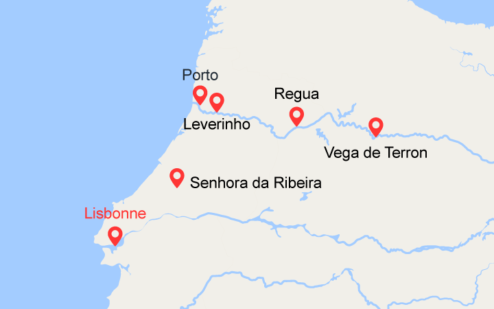 Itinéraire Lisbonne et Porto, la vallée du Douro (POI_PPETE) 