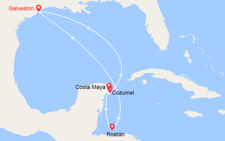 Itinéraire Mexique, Honduras, Etats-Unis  