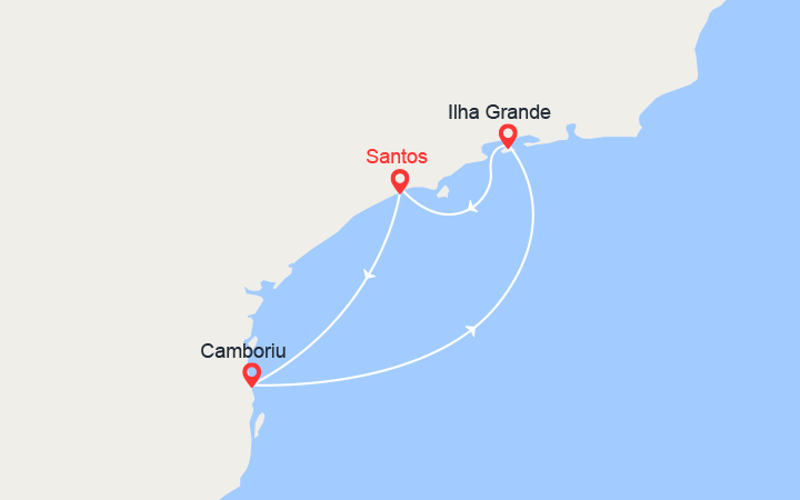 Itinéraire Mini croisière au Brésil 
