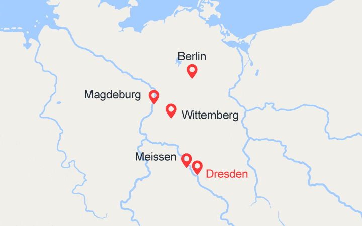 itinéraire croisière Elbe Weser Isar Oder - Elbe Weser Isar Oder : Nouvel An sur l'Elbe (DMB_PP) 