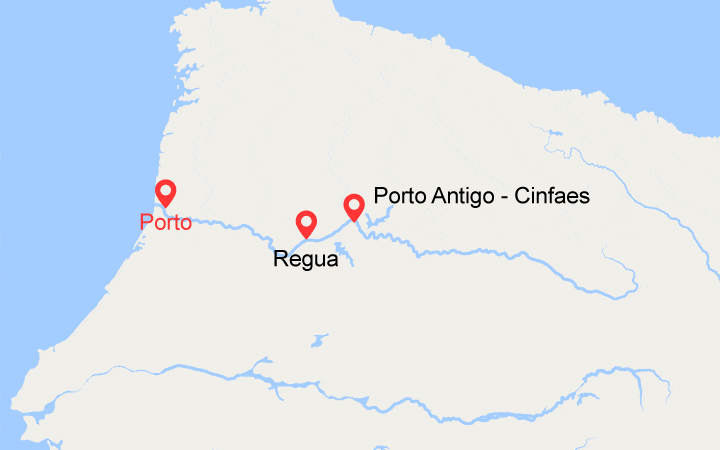 itinéraire croisière Douro - Douro : Porto et la vallée de Douro (POB_PP) 
