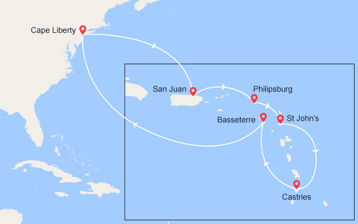 Itinéraire Saveurs Caribéennes : Porto Rico, Antigua, Ste Lucie, St Kitts.... 