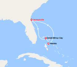 itinéraire croisière Caraïbes et Antilles :  Cap sur les Bahamas : Nassau, Great Stirrup Cay 