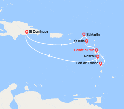 itin&eacute;raire croisi&egrave;re Caraïbes et Antilles : Antilles, Dominique 