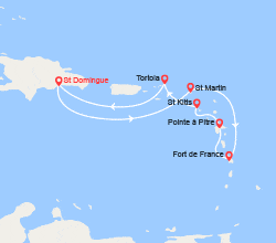 itinéraire croisière Caraïbes et Antilles : Antilles, Iles Vierges  