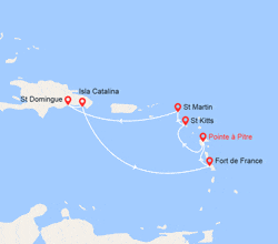 itinéraire croisière Caraïbes et Antilles : Antilles, Rép. Dominicaine 
