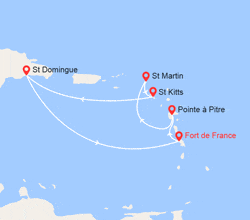 itinéraire croisière Caraïbes et Antilles : Antilles, Rép. Dominicaine 