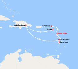 itinéraire croisière Caraïbes et Antilles : Antilles, Rép. Dominicaine 
