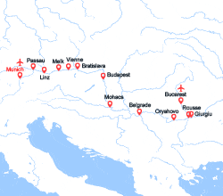 itinéraire croisière Danube : Au Fil du Danube, Vienne - Budapest, les Portes de Fer