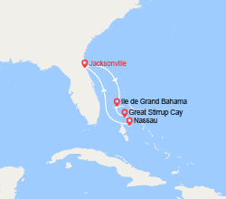 itinéraire croisière Caraïbes et Antilles : Bahamas : Grand Bahama, Great Stirrup Cay, Bimini 
