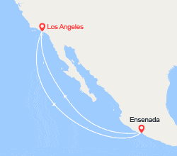 itinéraire croisière Pacifique : Cap vers le Mexique au départ de Los Angeles 