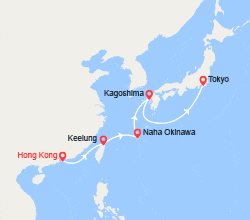itinéraire croisière Asie : Chine, Taïwan, Japon 