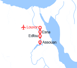 itinéraire croisière Nil : Club Jumbo Trésors au pays des pharaons 5  