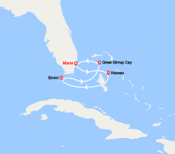 itinéraire croisière Caraïbes et Antilles : Cozumel, Great Stirrup Cay 