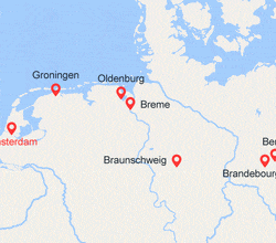 itinéraire croisière Rhin et ses affluents : D'Amsterdam à Berlin (AMB_PP)