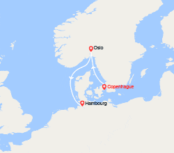 itinéraire croisière Europe du Nord : De Copenhague à Hambourg 
