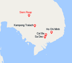 itinéraire croisière Mékong : Des Temples d'Angkor au Delta du Mékong (1R3_PP)