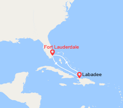 itinéraire croisière Caraïbes et Antilles : Destination Bahamas 