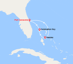 itin&eacute;raire croisi&egrave;re Caraïbes et Antilles : Échappé aux Bahamas : Celebration Key, Nassau 