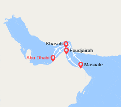 itinéraire croisière Moyen Orient : Emblématique Golfe Persique 