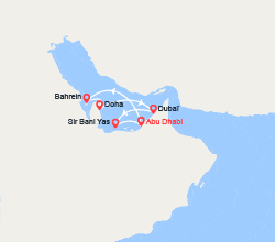 itinéraire croisière Moyen Orient : Émirats arabes unis, Bahreïn, Qatar