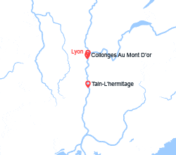 itinéraire croisière Rhône Saône : Entre Rhône et Saône avec un dîner à l'Abbaye de Collonges - Paul Bocuse (LLY_PP) 