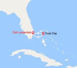 itinéraire croisière Caraïbes et Antilles : Escapade à CocoCay 