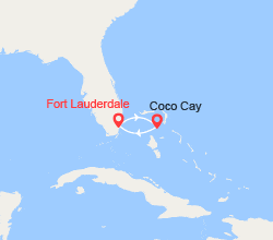 itin&eacute;raire croisi&egrave;re Caraïbes et Antilles : Escapade à CocoCay 