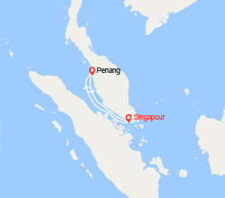 itinéraire croisière Asie : Escapade à Singapour et Malaisie 