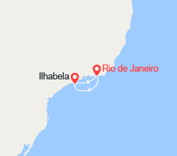 itinéraire croisière Amérique du Sud : Escapade au Brésil : Rio de Janeiro, Ilhabel 