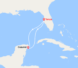 itinéraire croisière Caraïbes et Antilles : Escapade au Mexique: Cozumel 