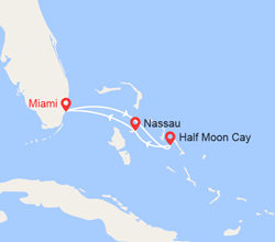 itinéraire croisière Caraïbes et Antilles : Escapade aux Bahamas 