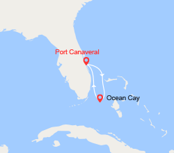 itinéraire croisière Caraïbes et Antilles : Escapade aux Bahamas : MSC Ocean Cay 