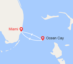 itinéraire croisière Caraïbes et Antilles : Escapade aux Bahamas: MSC Ocean Cay 