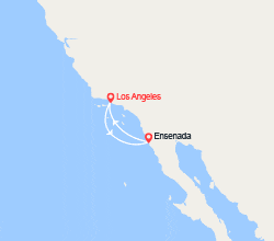 itinéraire croisière Amérique du Nord : Escapade en Californie et Mexique 